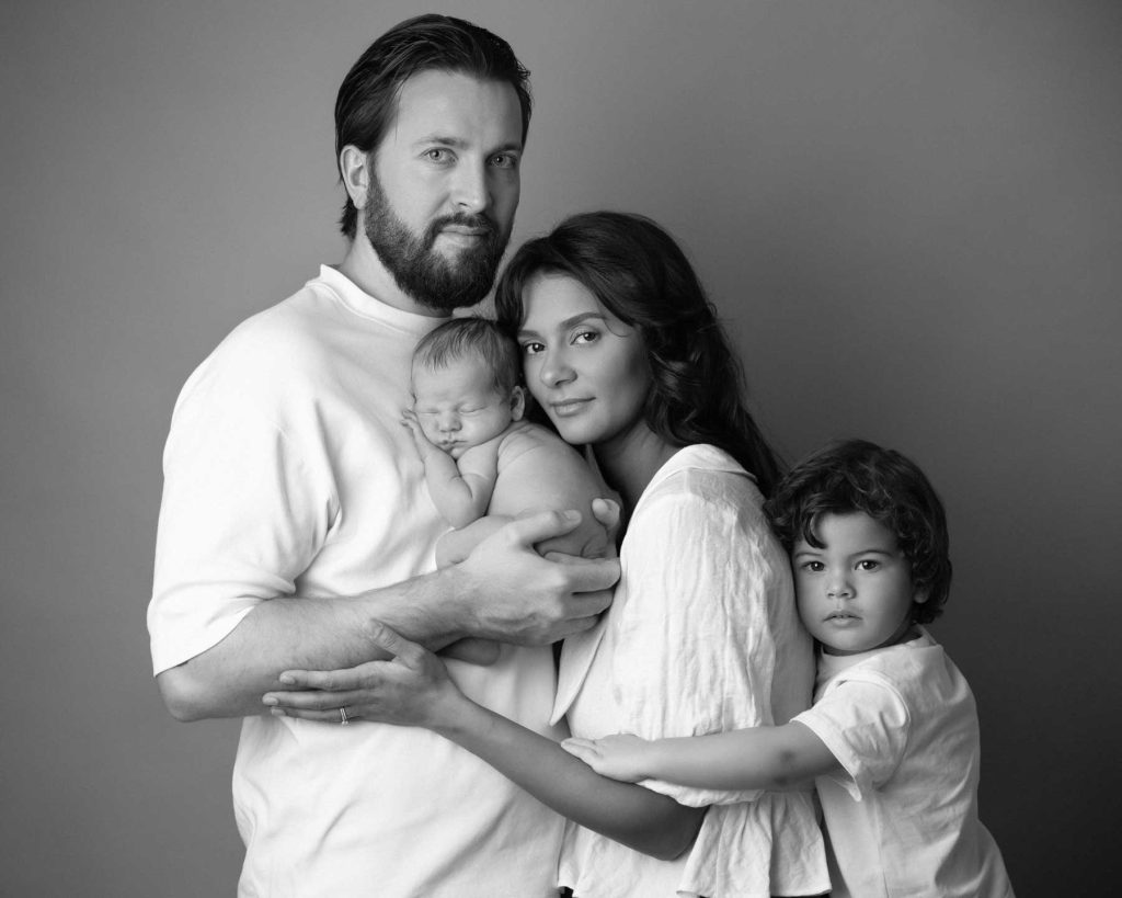 modern family portrait