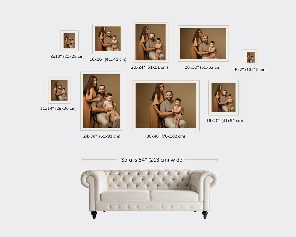What size of wall art do I need?