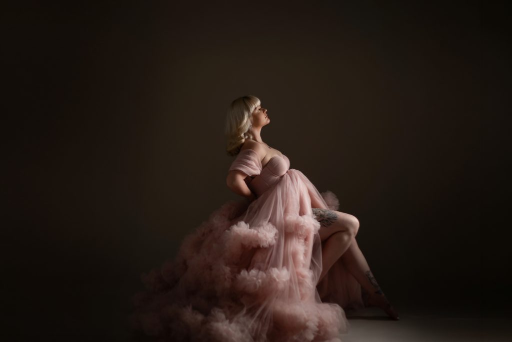 Couture gown maternity